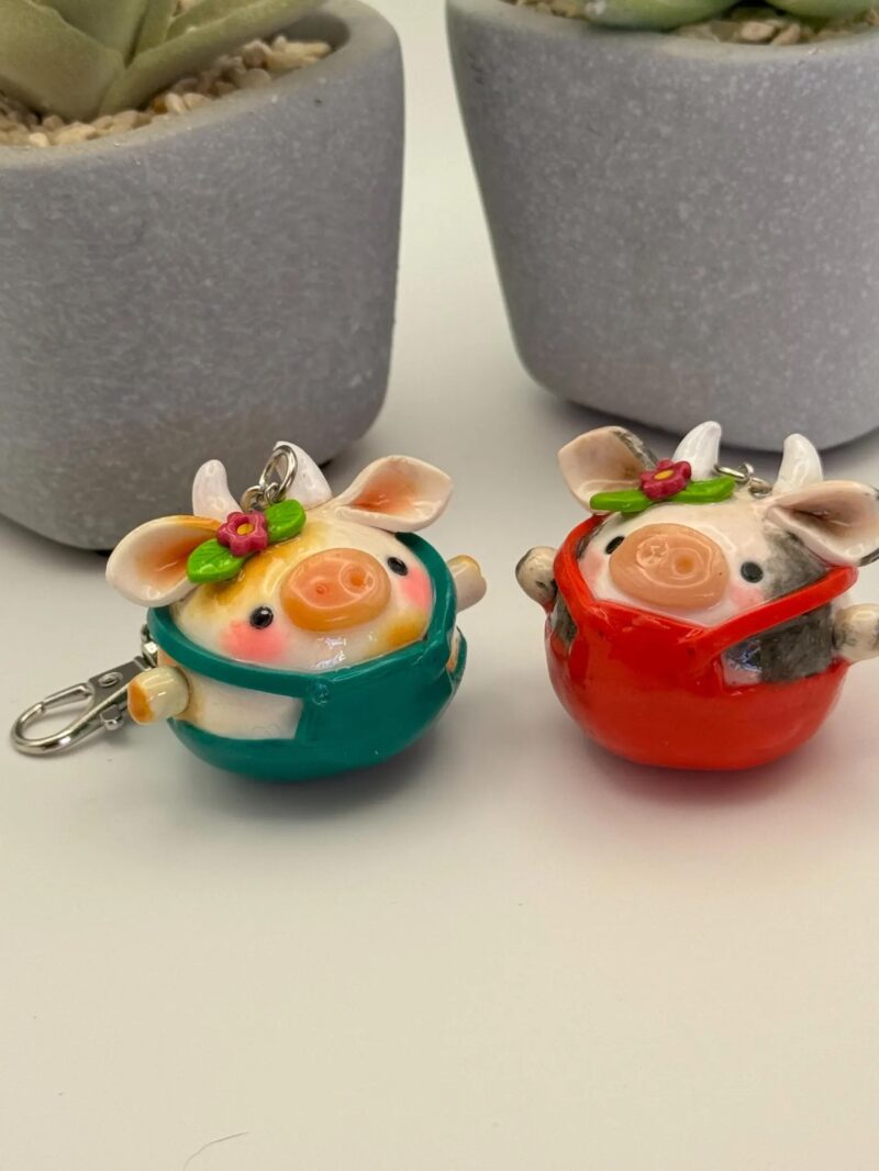 Fat Cow keychain