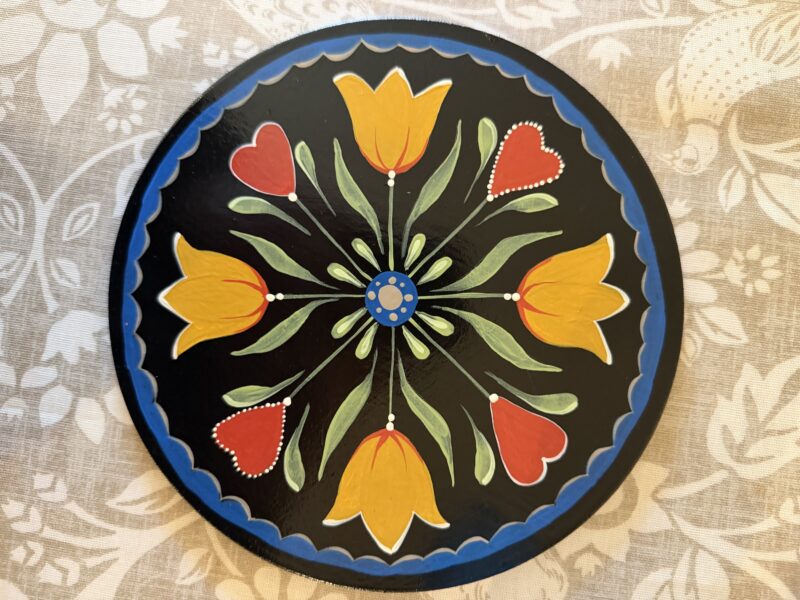 Tulip radial round- Ochre