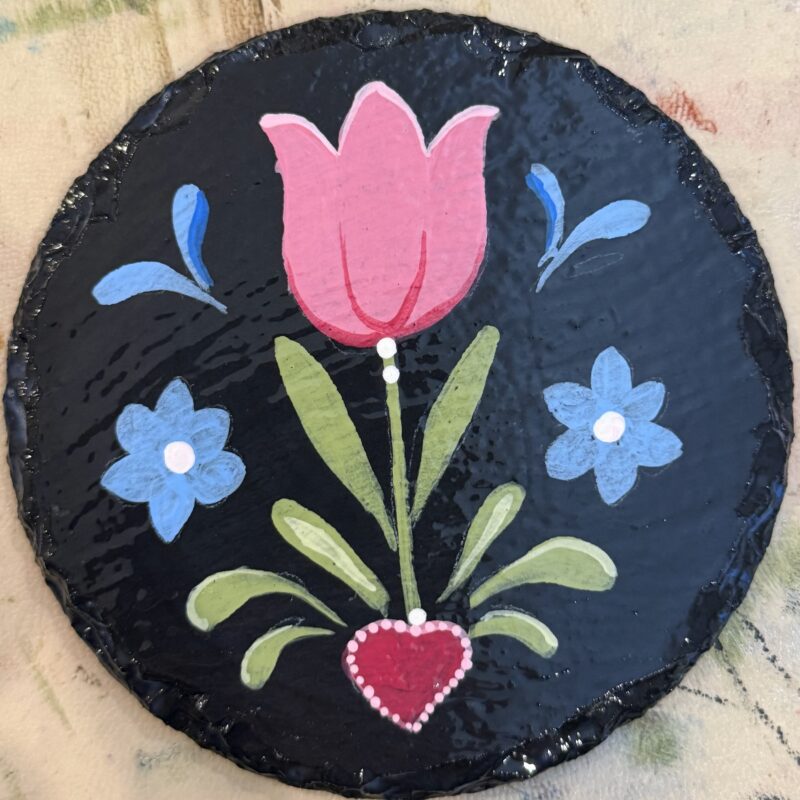 Tulip coasters - Pink