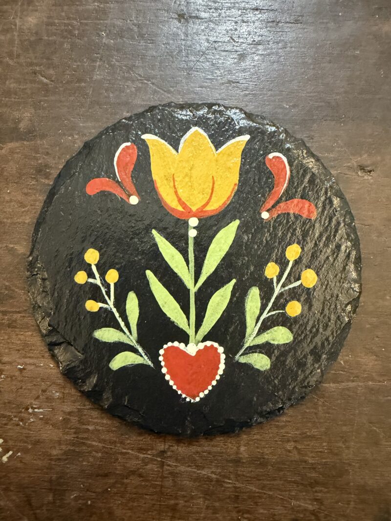 Tulip Coasters - Ochre